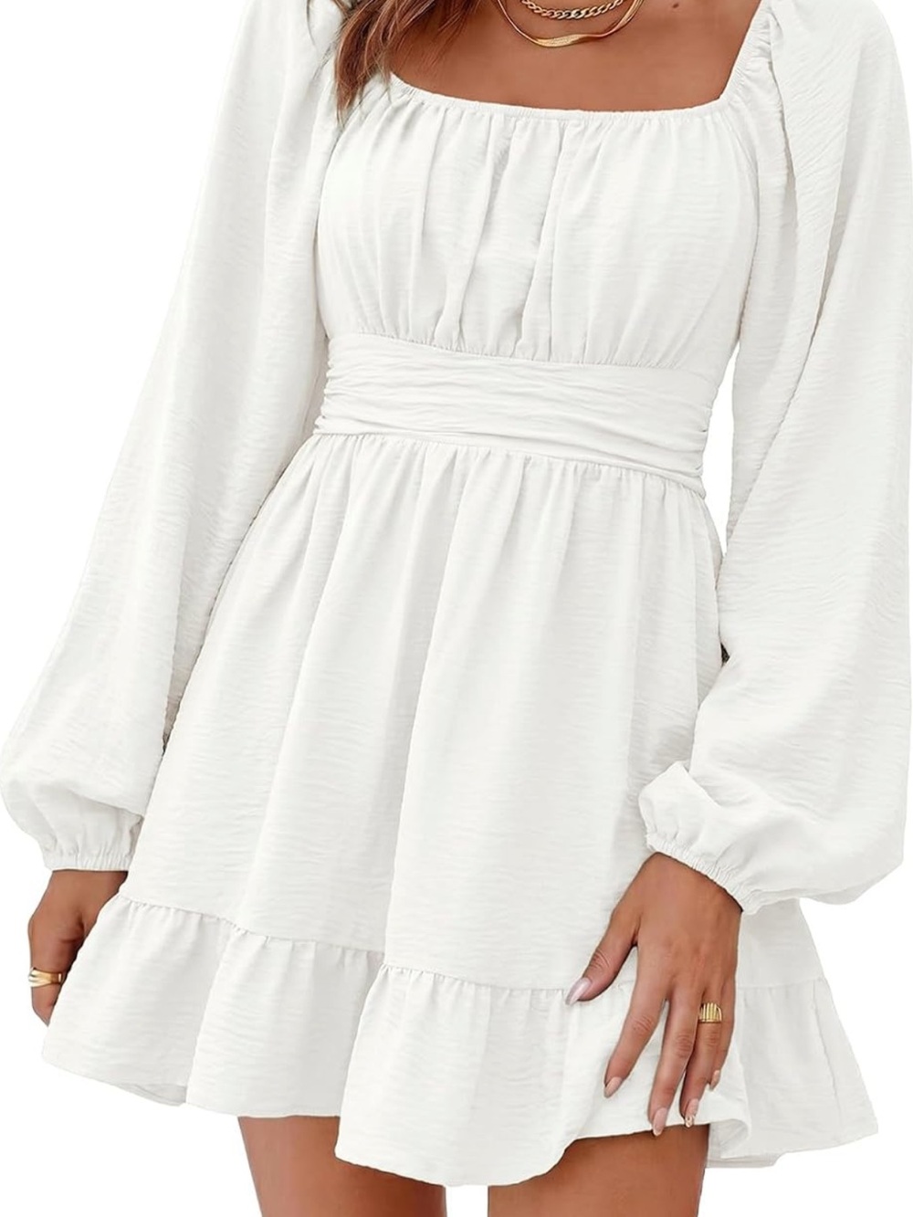 White dress